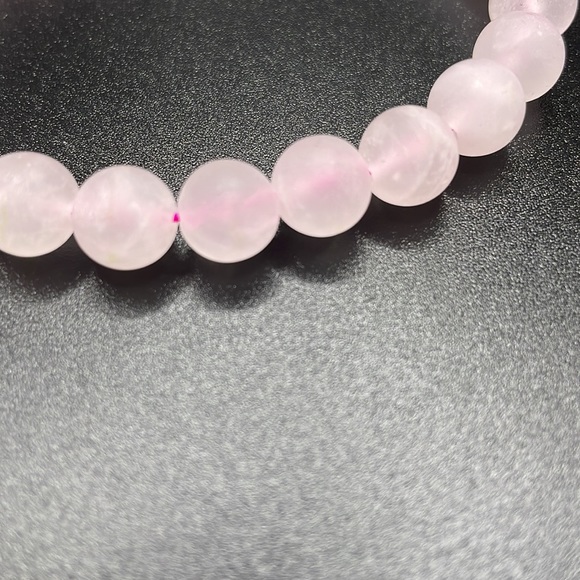 Rose quartz bracelet (matte) - Picture 4 of 4